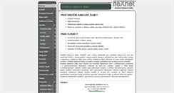 Desktop Screenshot of flexnet.cz