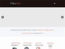 Tablet Screenshot of flexnet.pl